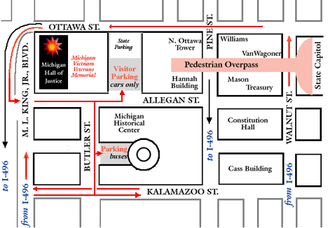 Lansing Area Map